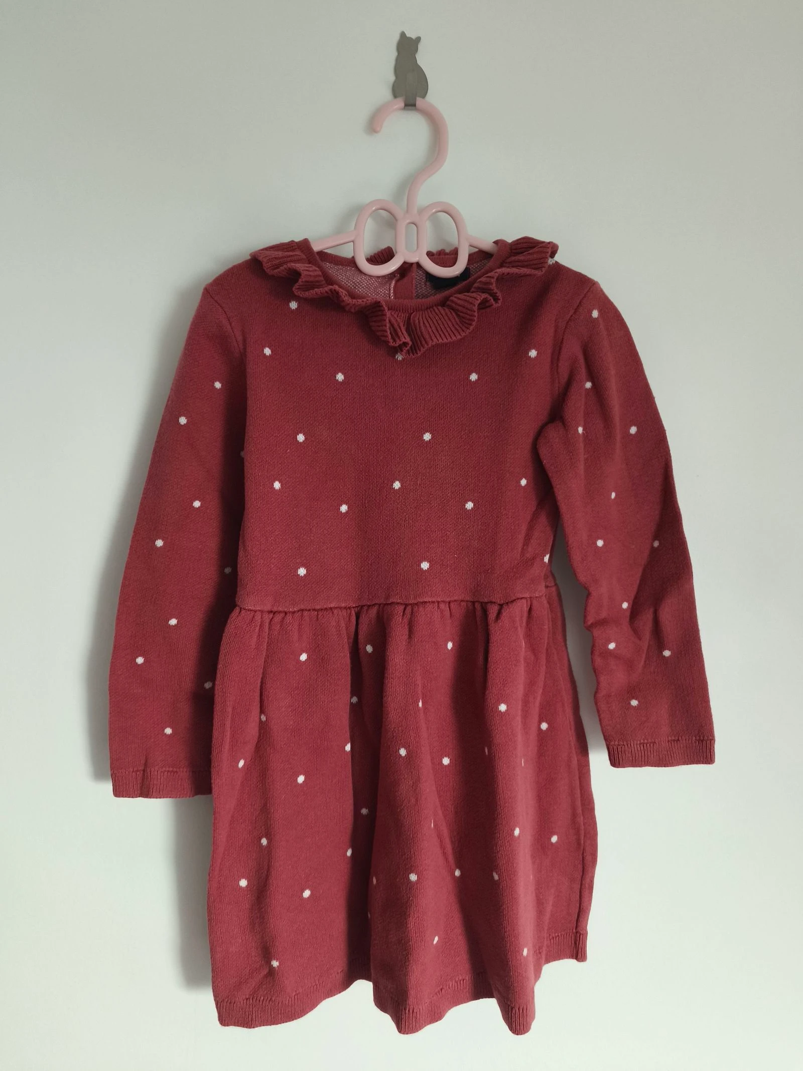 Long sleeve dress for girls (4 years old) – photo 2